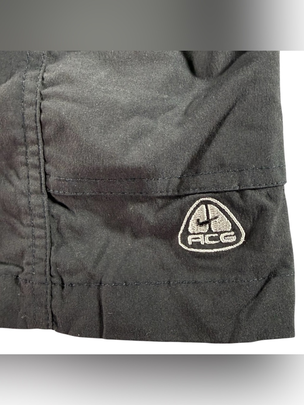 Vintage Nike ACG Biking Cycling Shorts Lined & Padded Grey Men’s Size Medium - Picture 3 of 12